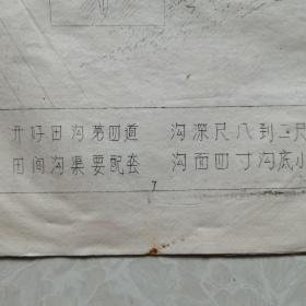 8开油印连环画《加快步伐学大寨，扎扎实实学塘桥一一学习塘桥鼓足干劲继续革命再创新，实现三麦450斤夺取明年夏熟新跃进》吴县黄埭公社革委会印。