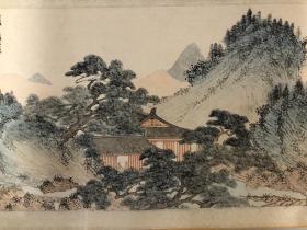 溥儒(款)，纸本山水精品