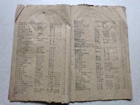 扬州古旧书店 旧书简报1960年6月（油印）