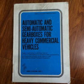 AUTOMATIC AND SEMI-AUTOMATIC GEARBOXES FOR HEAVY COMMERCIAL VEHICLES （英文原版 重型商用车用自动和半自动变速箱 ）