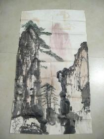 山水(保手绘)