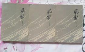 风雷 全上中下册( 中国青年出版社1964年5月北京第一版1964年9月北京第二次印刷 近10品）