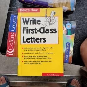 Here's How: Write First-Class Letters