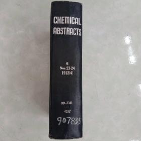CHEmlcal  abstracts《化学文摘  1912(4)》
