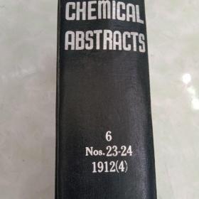 CHEmlcal  abstracts《化学文摘  1912(4)》