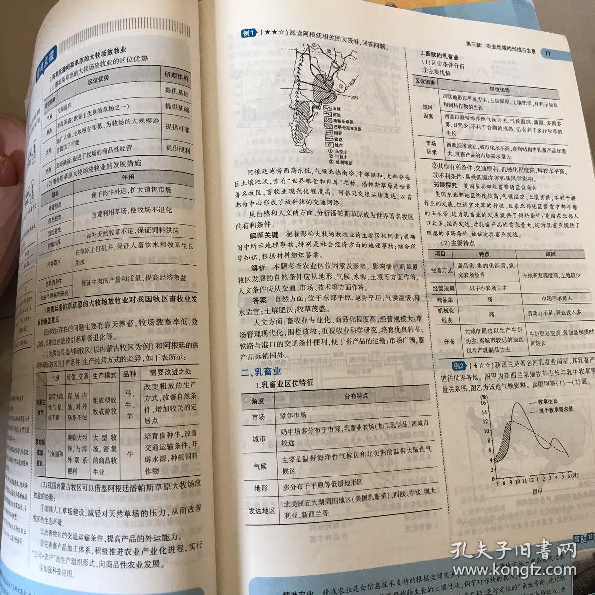 曲一线科学备考·5年高考3年模拟：高中地理（必修2 RJ 高中同步新课标）