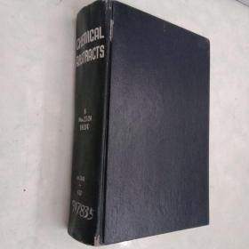 CHEmlcal  abstracts《化学文摘  1912(4)》