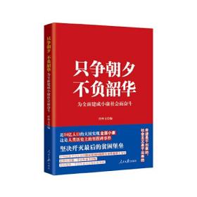 正版书 只争朝夕不负韶华-为*建成小康社会面奋斗