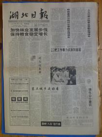 湖北日报1991年3月28日记罗田马岔河村书记方汉乔