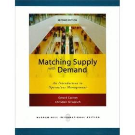 Matching Supply with Demand: An Introduction to Operations Management