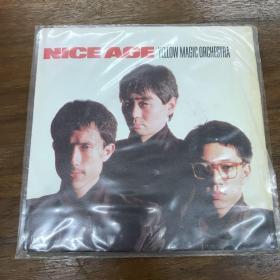 NICE AGE—YELLOW MAGIC ORCHESTRA 坂本龙一 早期YMO电子乐团，日系45转胶木小唱片#黑胶唱片#  #胶木唱片#