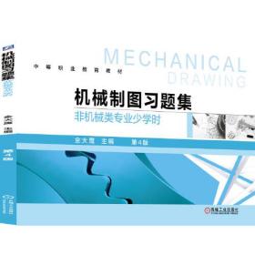 机械制图习题集（非机械类专业少学时）第4版 ISBN9787111642824 金大鹰（笔名） 机械工业出版社