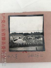 老照片底片：麦收场上