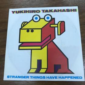 YUKIHIRO TAKAHASHI—STRANGER THINGS HAVE HAPPENED(YMO成员，高桥幸宏)日系45转胶木小唱片#黑胶唱片#  #胶木唱片#