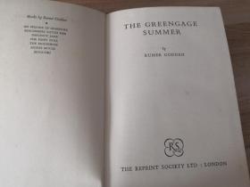THE GREENGAGE SUMMER BY  RUMER GODDEN <绿梅之夏>1958年初版 书衣精装版