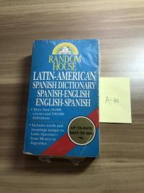 RAMDOM HOUSE LATIN-AMERICAN SPANISH DICTIONARY SPANISH-ENGLISH ENGLISH-SPANISH