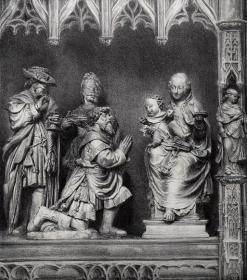 沙特尔大教堂石版画集 三博士朝圣