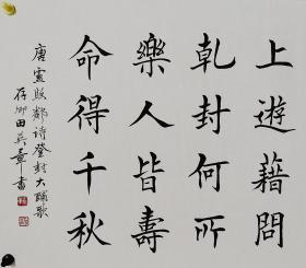 中国现代硬笔书法研究会会长【田英章】书法