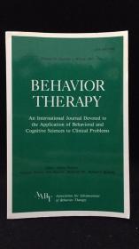 BEHAVIOR THERAPY（行为疗法 1993年第1、2期 两册合售）