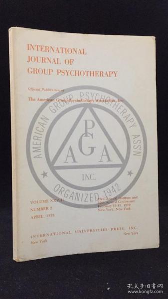 INTERNATIONAL JOURNAL OF GROUP PSYCHOTHERAPY（心理治疗杂志 1978年第2期 ）