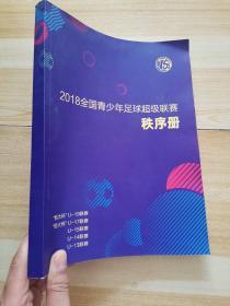 2018全国青少年足球超级联赛秩序册