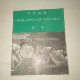 云贵川藏数风流人物还看今朝摄影艺术展览目录*