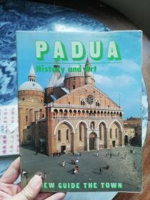 【怀旧摄影英文原版图册，16全铜版彩印，送内附的单独地图一份】《PADUA History and Art》（帕多瓦的历史和艺术，帕多瓦是意大利北部城市）