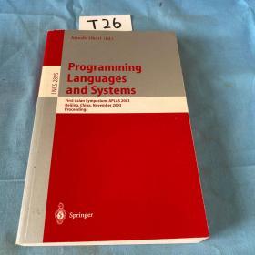 programming languages and systems （LNCS 2895）