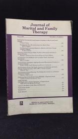 Journal of Marital and Family Therapy（婚姻家庭治疗杂志 1989年第3期）
