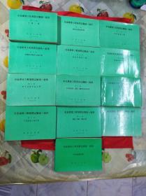 1993年：冶金建设工程预算定额统一基价(1一12)+补充定额汇编(共13本合售)