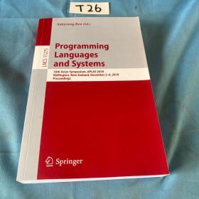 programming languages and systems（LNCS 11275）