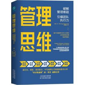 管理思维：破解管理难题，引爆团队执行力