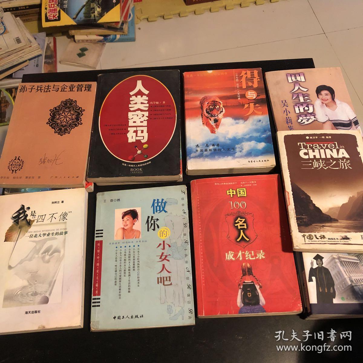 得与失 我是“四不像”：一位北大毕业生的故事 少年儿童文学故事大百科 历经艰险故事 舍身闯险故事 地道美国英语口语 做你的小女人吧 中国100名人成才纪录 三峡之旅 圆人生的梦 吴小莉 人类密码 孙子兵法与企业管理 广西人民出版社