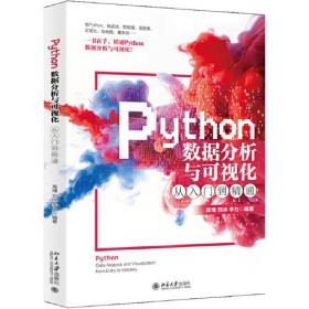 二手正版Python数据分析与可视化从入门到精通 高博 北京大学