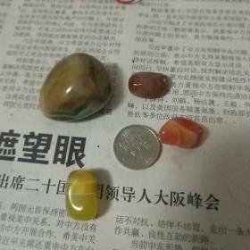 雨花石玛瑙4颗合售