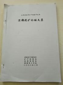 山东省地质矿产勘查开发局深部找矿论坛文集