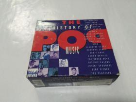 THE HISTORY OF POP MUSIC（流行音乐史 CD4碟，加一本书）
