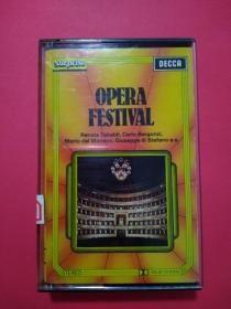外版磁带 DECCA出品的《歌剧盛典》专辑。包含了意大利著名女高音歌唱家雷纳塔·泰巴尔迪，意大利著名男高音歌唱家卡洛·贝尔贡齐，意大利著名男高音歌唱家马里奥·德·摩纳哥，朱塞佩·德·史帝法诺等的经典曲目。