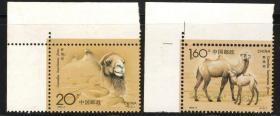 实图保真邮票1993-3野骆驼 野生珍惜动物大宽边 保真原胶全新全品