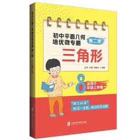 初中平面几何培优微专题 第二册  三角形  适用8年级上学期