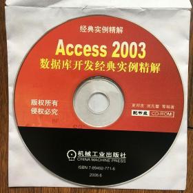 经典实例精解：Access2003数据库开发经典实例精解（无书仅有光盘1CD）