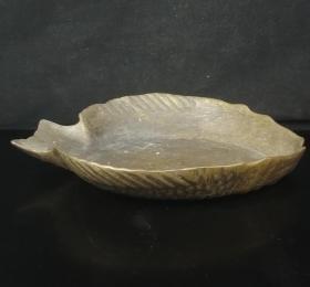 文房紫铜笔洗摆件