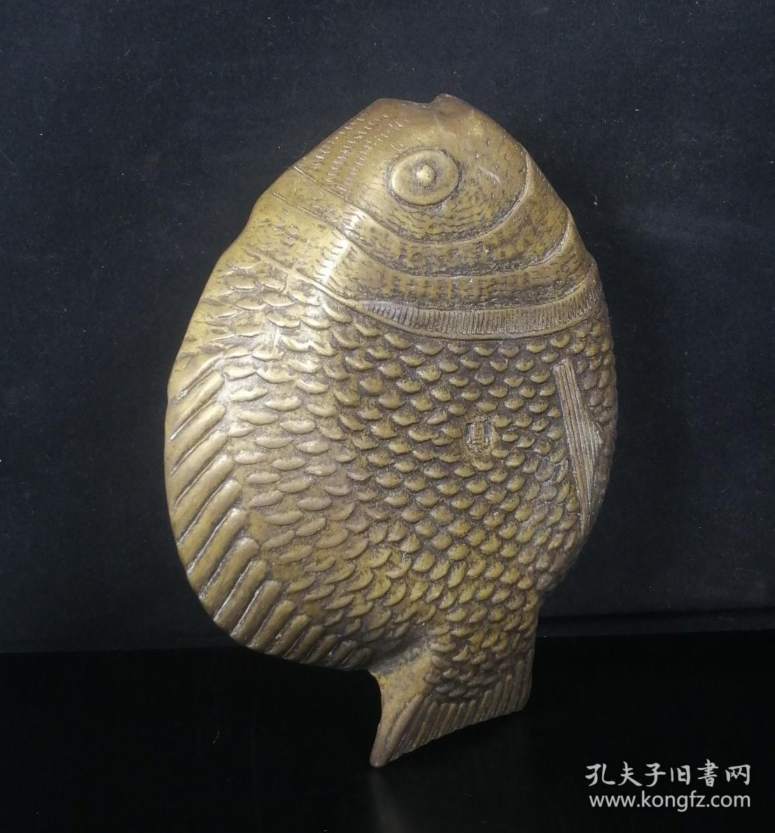 文房紫铜笔洗摆件