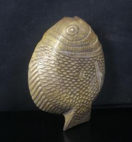 文房紫铜笔洗摆件