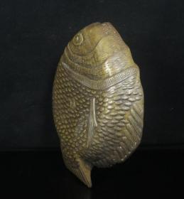 文房紫铜笔洗摆件