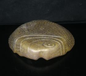 文房紫铜笔洗摆件