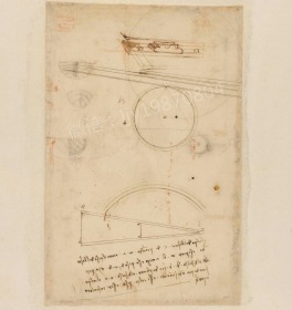 【提供资料信息服务】《大西洋古抄本》此本是诸多列奥纳多·达·芬奇的手稿集册中最大的一部，材质类似于地理地图集(Atlases)所使用的纸张。共含稿纸1119张，年代分布为1478年到1519年，包含的类别非常广泛，有飞行、武器、乐器、数学、植物学等等，让后人得以一窥达芬奇多才多艺的思路。