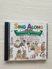 新马版儿童歌曲:SingAlong25《Nursery Rhymes and Children＇s Songs》  Volume  TWO JRCD928（CD，碟面完美，有歌词）