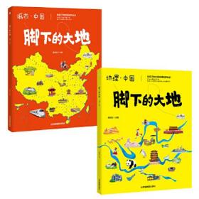 打开地图游中国（献给孩子的地理知识百科启蒙绘本，套装共2册）