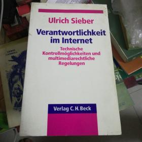 Ulrich Sieber Verantwortlichkeit im Internet